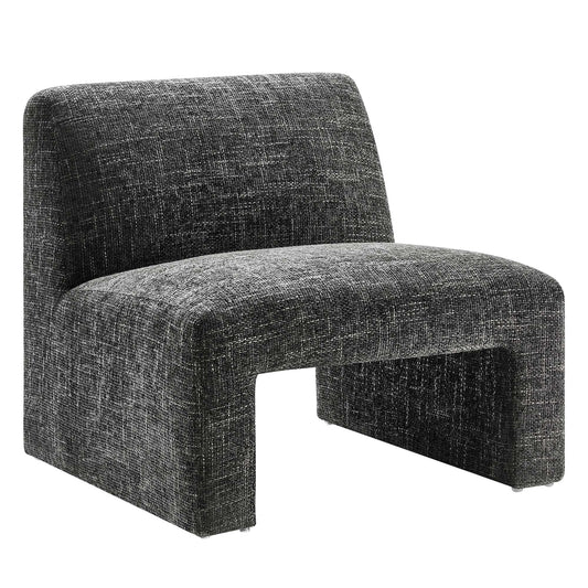 Modway - Amita Chenille Upholstered Accent Chair by Modway  Living Room Sofas and Armchairs Black - EEI-6765-CAR
