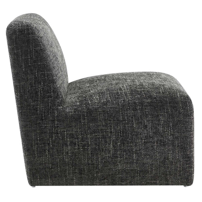 Modway - Amita Chenille Upholstered Accent Chair by Modway  Living Room Sofas and Armchairs Black - EEI-6765-CAR