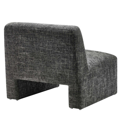 Modway - Amita Chenille Upholstered Accent Chair by Modway  Living Room Sofas and Armchairs Black - EEI-6765-CAR