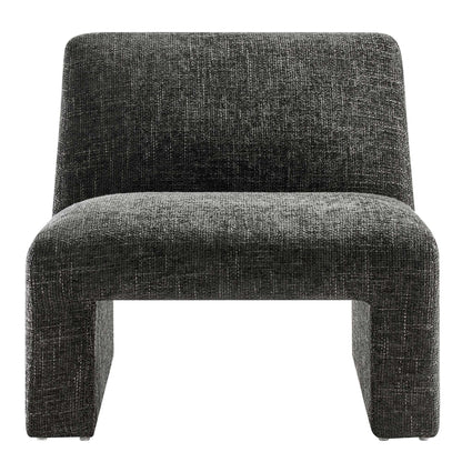 Modway - Amita Chenille Upholstered Accent Chair by Modway  Living Room Sofas and Armchairs Black - EEI-6765-CAR
