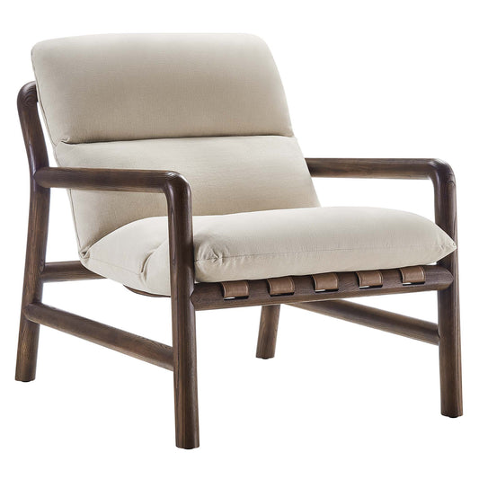 Modway - Paxton Wood Sling Chair by Modway  Living Room Sofas and Armchairs Brown - EEI-6766-DUN-WAL
