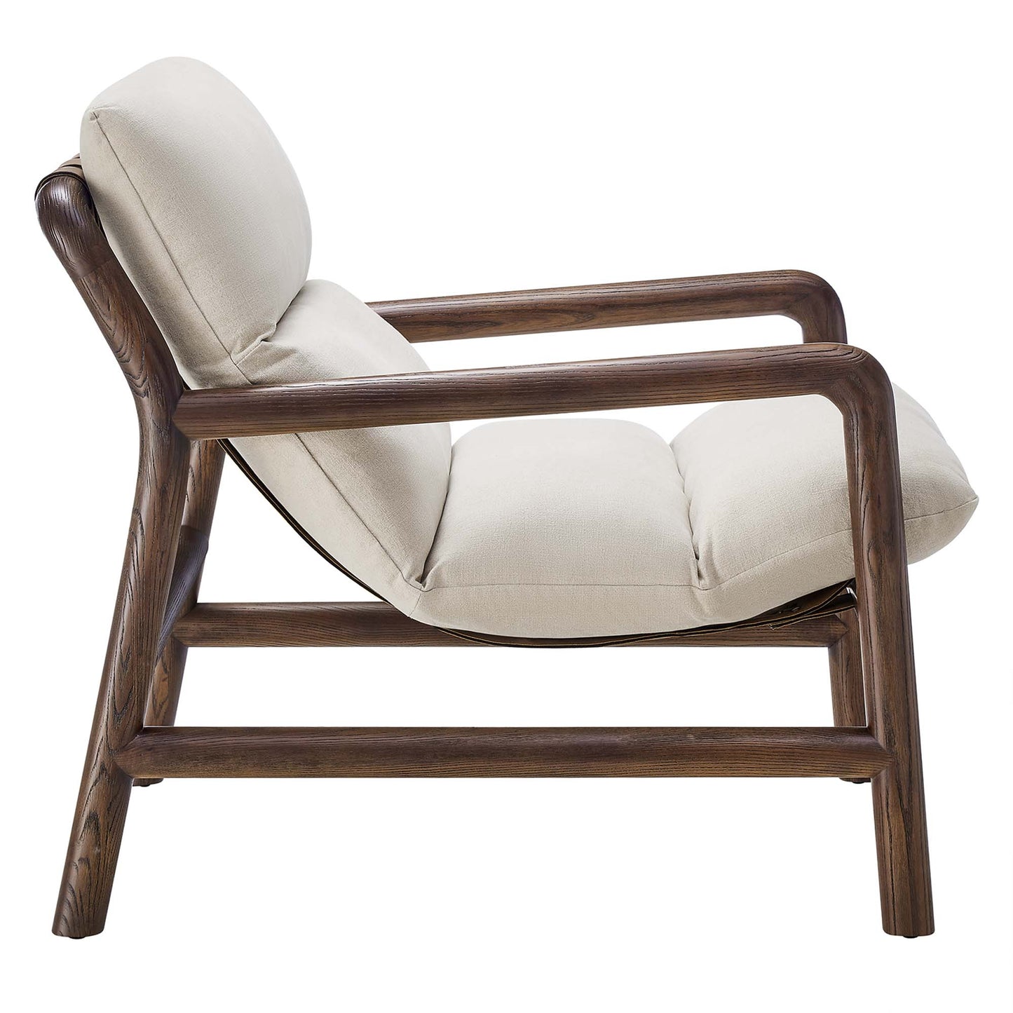 Modway - Paxton Wood Sling Chair by Modway  Living Room Sofas and Armchairs Brown - EEI-6766-DUN-WAL