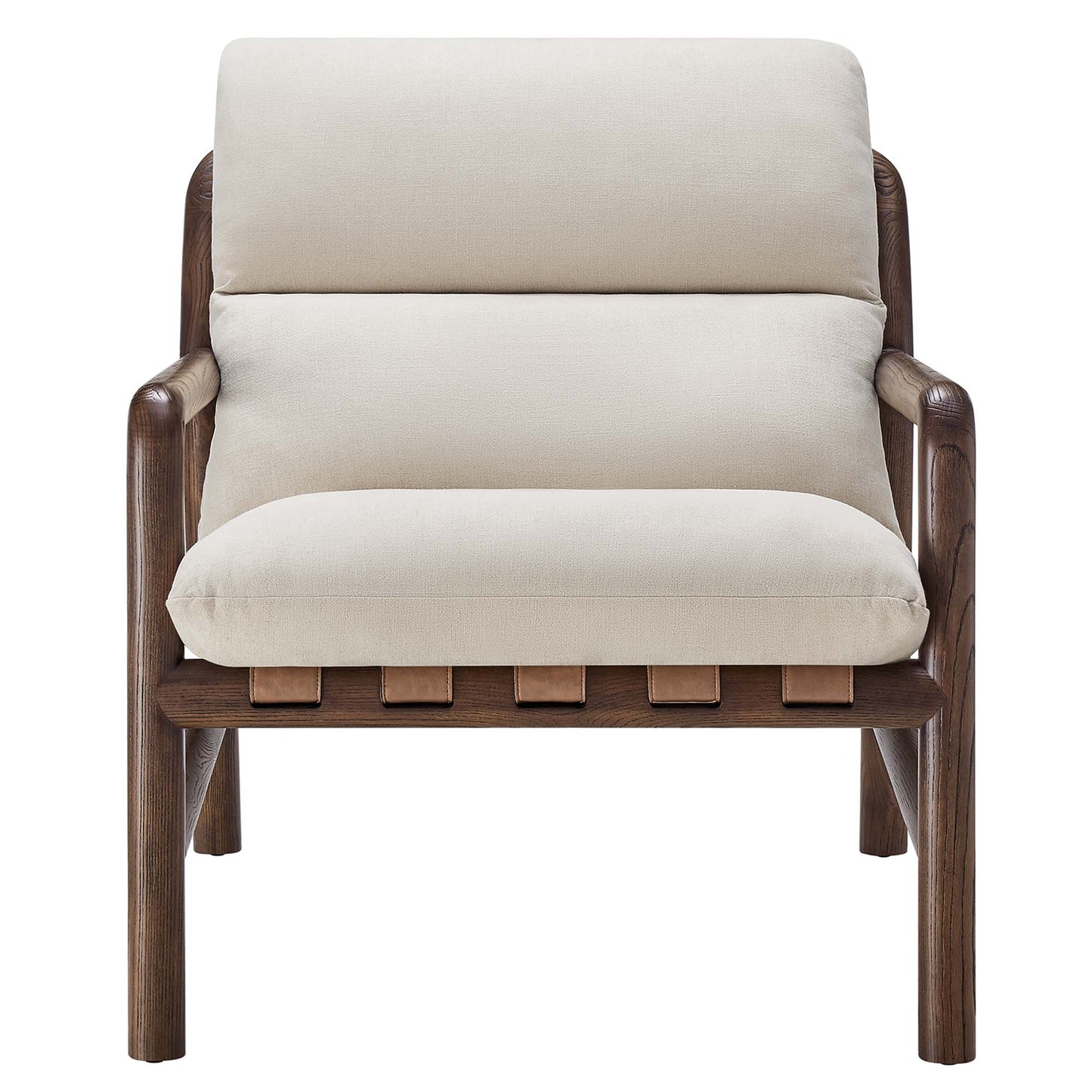Modway - Paxton Wood Sling Chair by Modway  Living Room Sofas and Armchairs Brown - EEI-6766-DUN-WAL