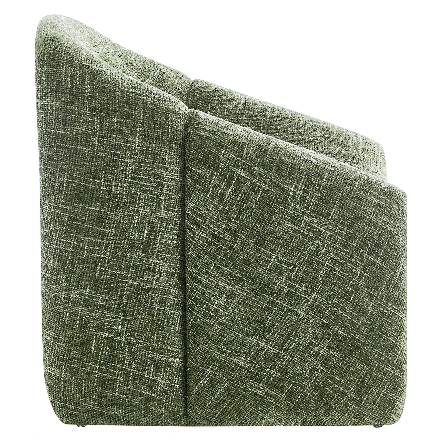 Modway - Vivi Chenille Upholstered Accent Chair by Modway  Living Room Sofas and Armchairs Green - EEI-6767-BAS