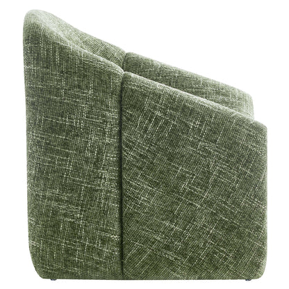 Modway - Vivi Chenille Upholstered Accent Chair by Modway  Living Room Sofas and Armchairs Green - EEI-6767-BAS