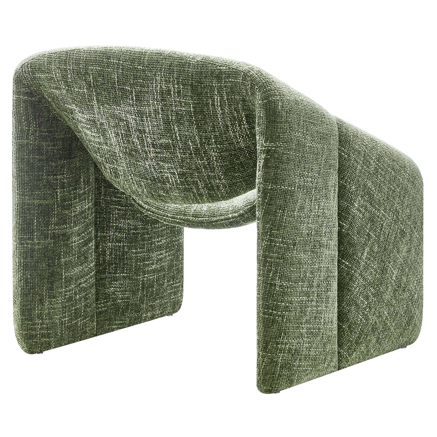 Modway - Vivi Chenille Upholstered Accent Chair by Modway  Living Room Sofas and Armchairs Green - EEI-6767-BAS