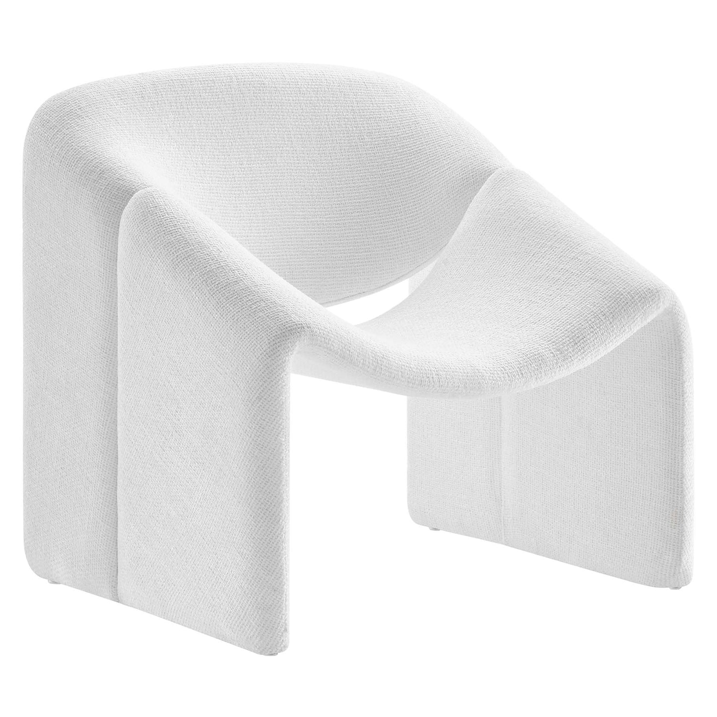 Modway - Vivi Chenille Upholstered Accent Chair by Modway  Living Room Sofas and Armchairs White - EEI-6767-FRO