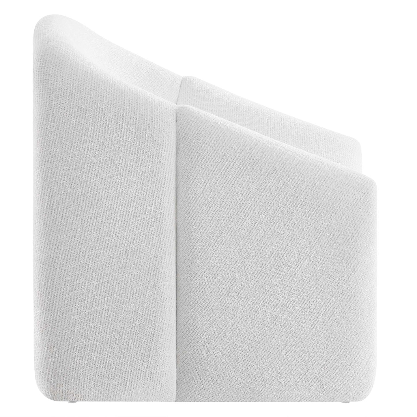 Modway - Vivi Chenille Upholstered Accent Chair by Modway  Living Room Sofas and Armchairs White - EEI-6767-FRO