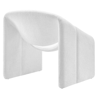 Modway - Vivi Chenille Upholstered Accent Chair by Modway  Living Room Sofas and Armchairs White - EEI-6767-FRO