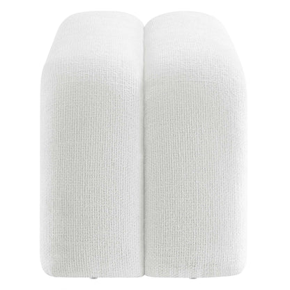 Modway - Dax 50.5" Chenille Upholstered Accent Bench by Modway  Living Room Benches and Stools White - EEI-6769-FRO