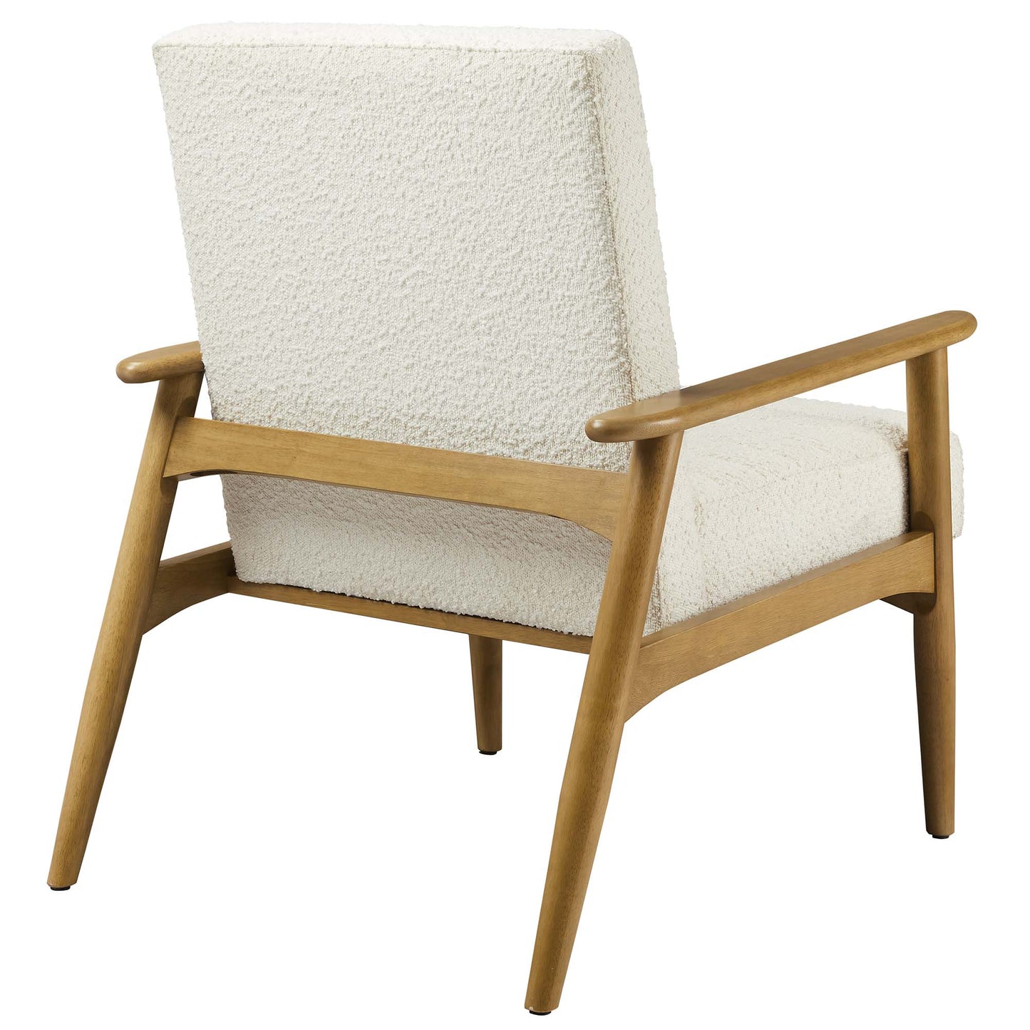 Modway - Jensen Boucle Fabric Accent Chair by Modway  Living Room Sofas and Armchairs White - EEI-6780-FRO-IVO