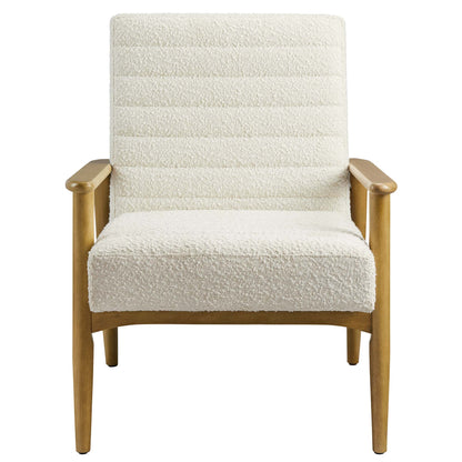 Modway - Jensen Boucle Fabric Accent Chair by Modway  Living Room Sofas and Armchairs White - EEI-6780-FRO-IVO