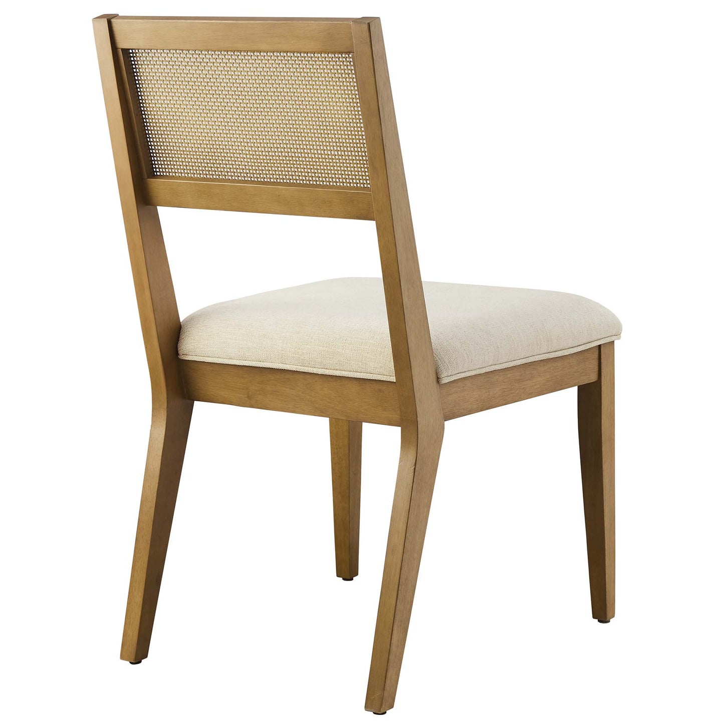 Modway - Nimba Faux Rattan Fabric Dining Chairs Set of 2 by Modway  Bar and Dining Dining Chairs White - EEI-6781-FRO-HEI