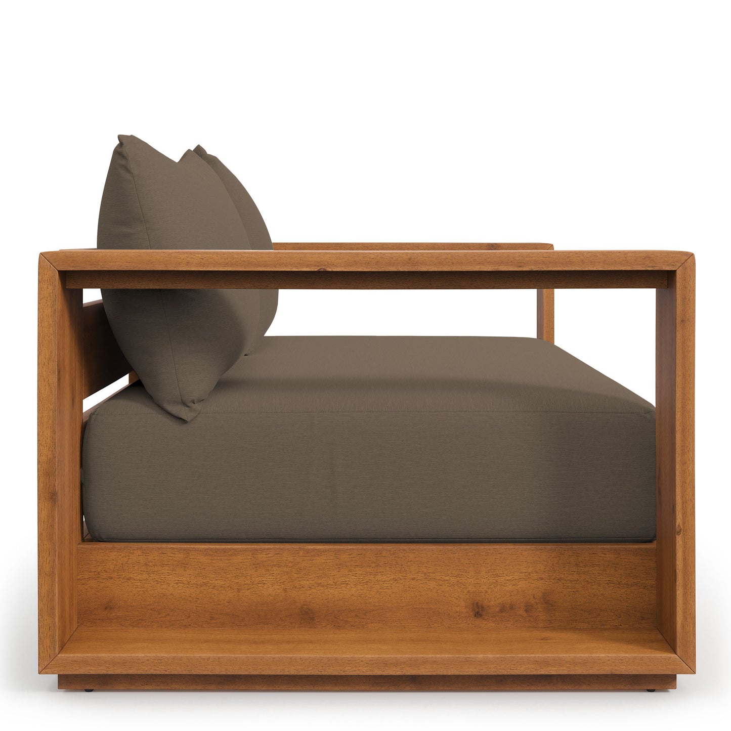 Modway - Tahoe Acacia Wood Outdoor Patio Acacia Wood Loveseat by Modway  Outdoor Furniture Sofa Sectionals Brown - EEI-6783-NAT-COA