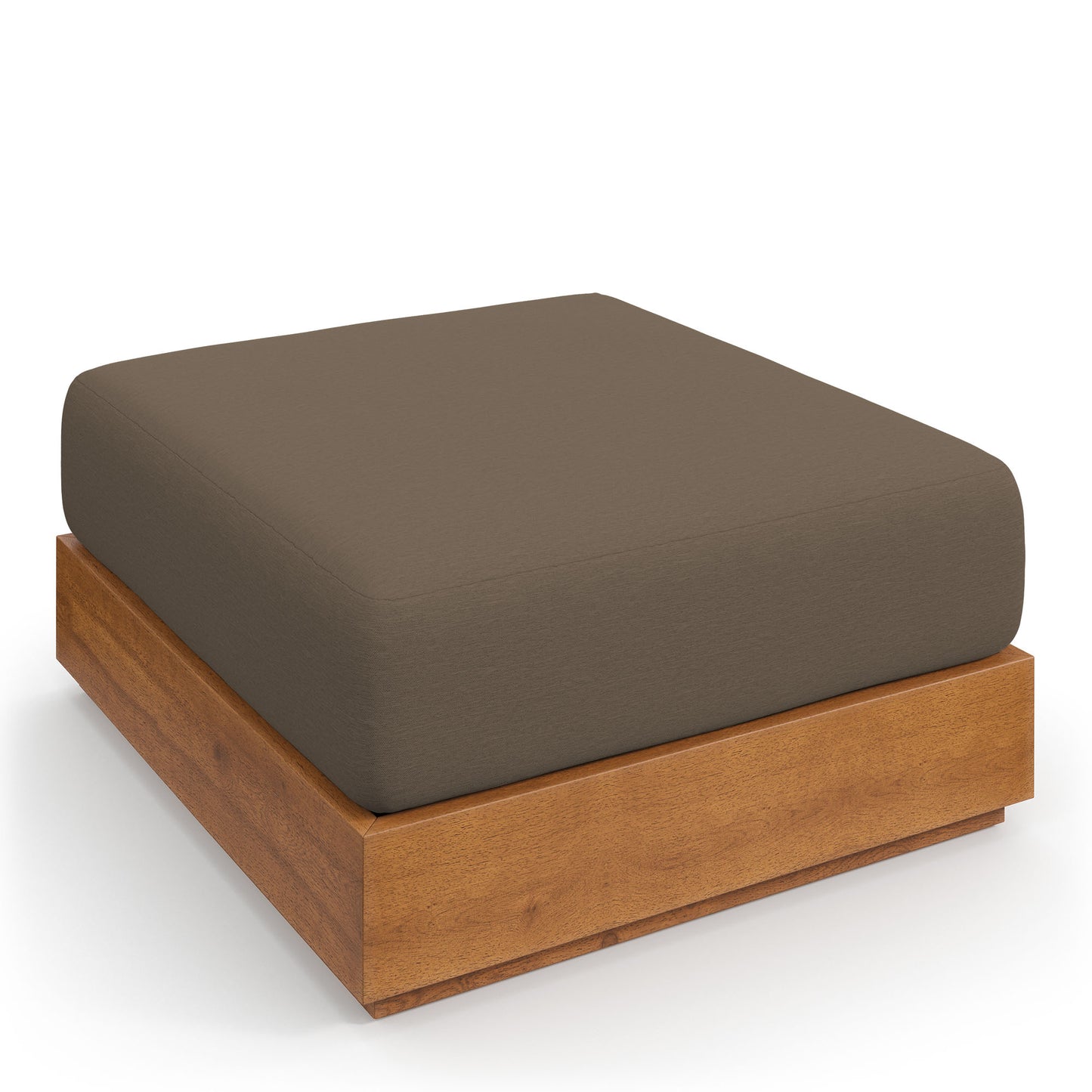 Modway - Tahoe Outdoor Patio Acacia Wood Ottoman by Modway  Outdoor Furniture Sofa Sectionals Brown - EEI-6785-NAT-COA