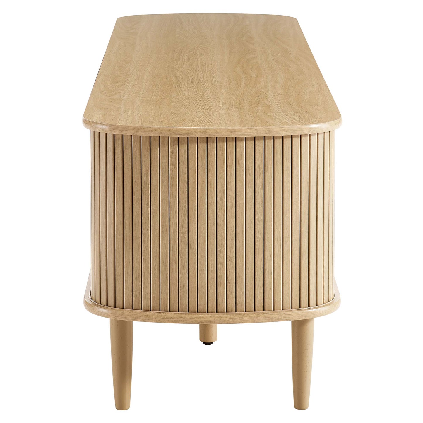 Modway - Contour 63" Wood TV Stand by Modway  Living Room Decor Brown - EEI-6795-OAK