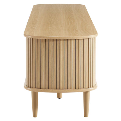 Modway - Contour 63" Wood TV Stand by Modway  Living Room Decor Brown - EEI-6795-OAK