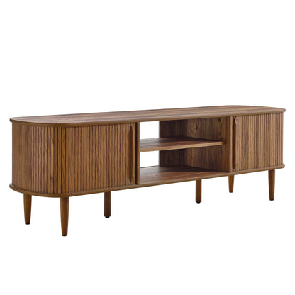 Modway - Contour 63" Wood TV Stand by Modway  Living Room Decor Brown - EEI-6795-WAL