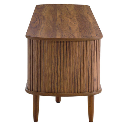 Modway - Contour 63" Wood TV Stand by Modway  Living Room Decor Brown - EEI-6795-WAL