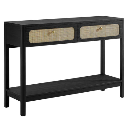 Modway - Chaucer Wood Entryway Console Table by Modway  Living Room Tables Black - EEI-6797-BLK