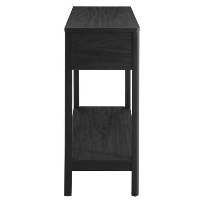 Modway - Chaucer Wood Entryway Console Table by Modway  Living Room Tables Black - EEI-6797-BLK