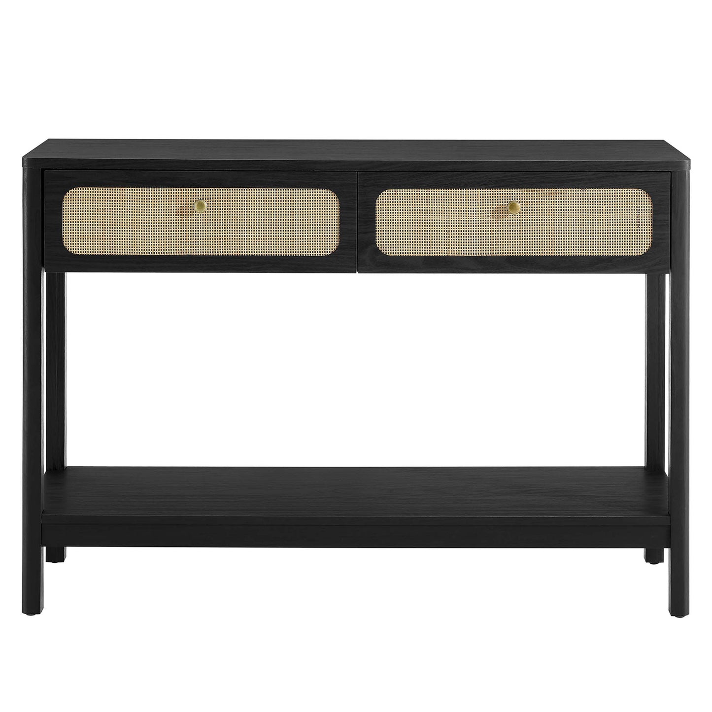 Modway - Chaucer Wood Entryway Console Table by Modway  Living Room Tables Black - EEI-6797-BLK