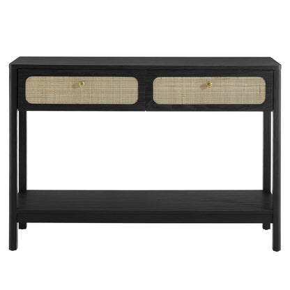 Modway - Chaucer Wood Entryway Console Table by Modway  Living Room Tables Black - EEI-6797-BLK