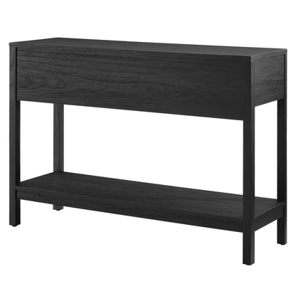 Modway - Chaucer Wood Entryway Console Table by Modway  Living Room Tables Black - EEI-6797-BLK