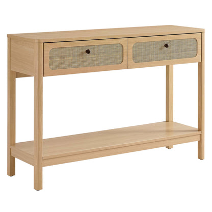 Modway - Chaucer Wood Entryway Console Table by Modway  Living Room Tables Brown - EEI-6797-OAK