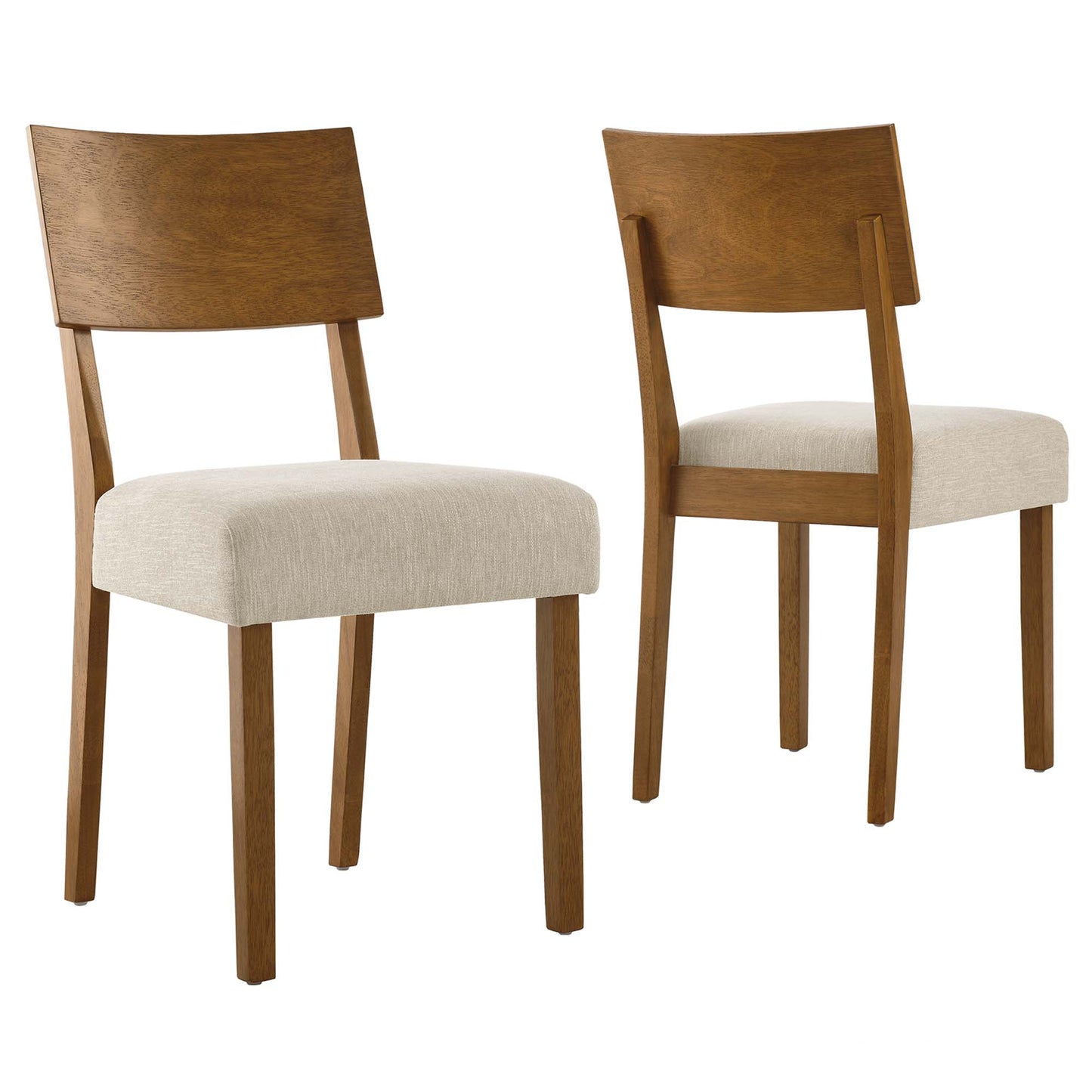 Modway - Pax Wood Dining Side Chairs Set of 2 by Modway  Bar and Dining Dining Chairs Brown - EEI-6804-ACO-HLB