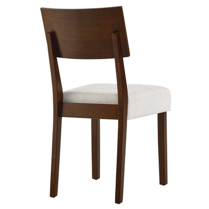 Modway - Pax Wood Dining Side Chairs Set of 2 by Modway  Bar and Dining Dining Chairs White - EEI-6804-WAL-HEI