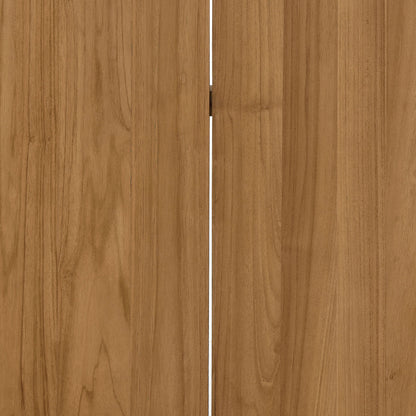 Modway - Vienna 46" Square Outdoor Patio Teak Wood Dining Table by Modway  Outdoor Furniture Bar and Dining Brown - EEI-6815-NAT