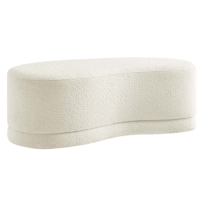 Modway - Nimbus 48" Upholstered Ottoman Bench by Modway  Living Room Sofas and Armchairs White - EEI-6816-CRE