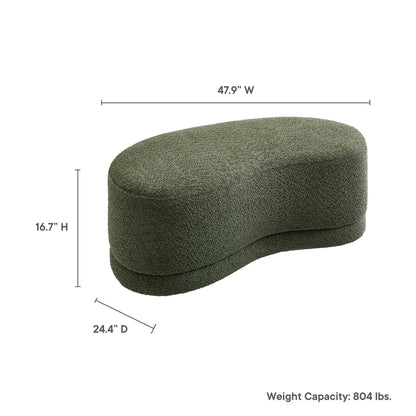 Modway - Nimbus 48" Upholstered Ottoman Bench by Modway  Living Room Sofas and Armchairs Green - EEI-6816-SGE