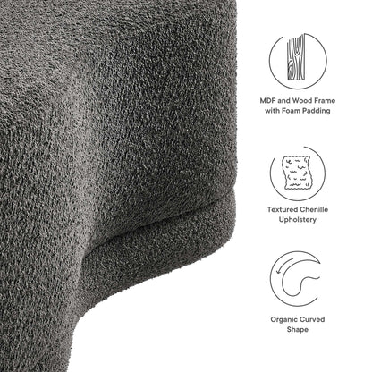 Modway - Nimbus 48" Upholstered Ottoman Bench by Modway  Living Room Sofas and Armchairs Gray - EEI-6816-SLA