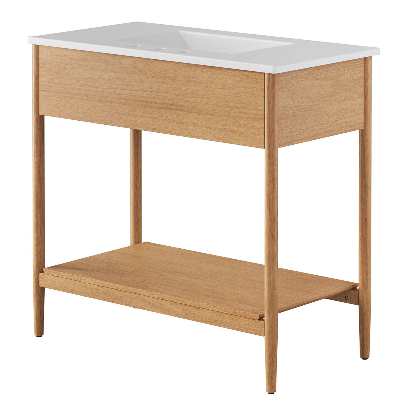 Modway - Zaire 36" Bathroom Vanity by Modway  Bathroom Vanities White - EEI-6822-NAT-WHI