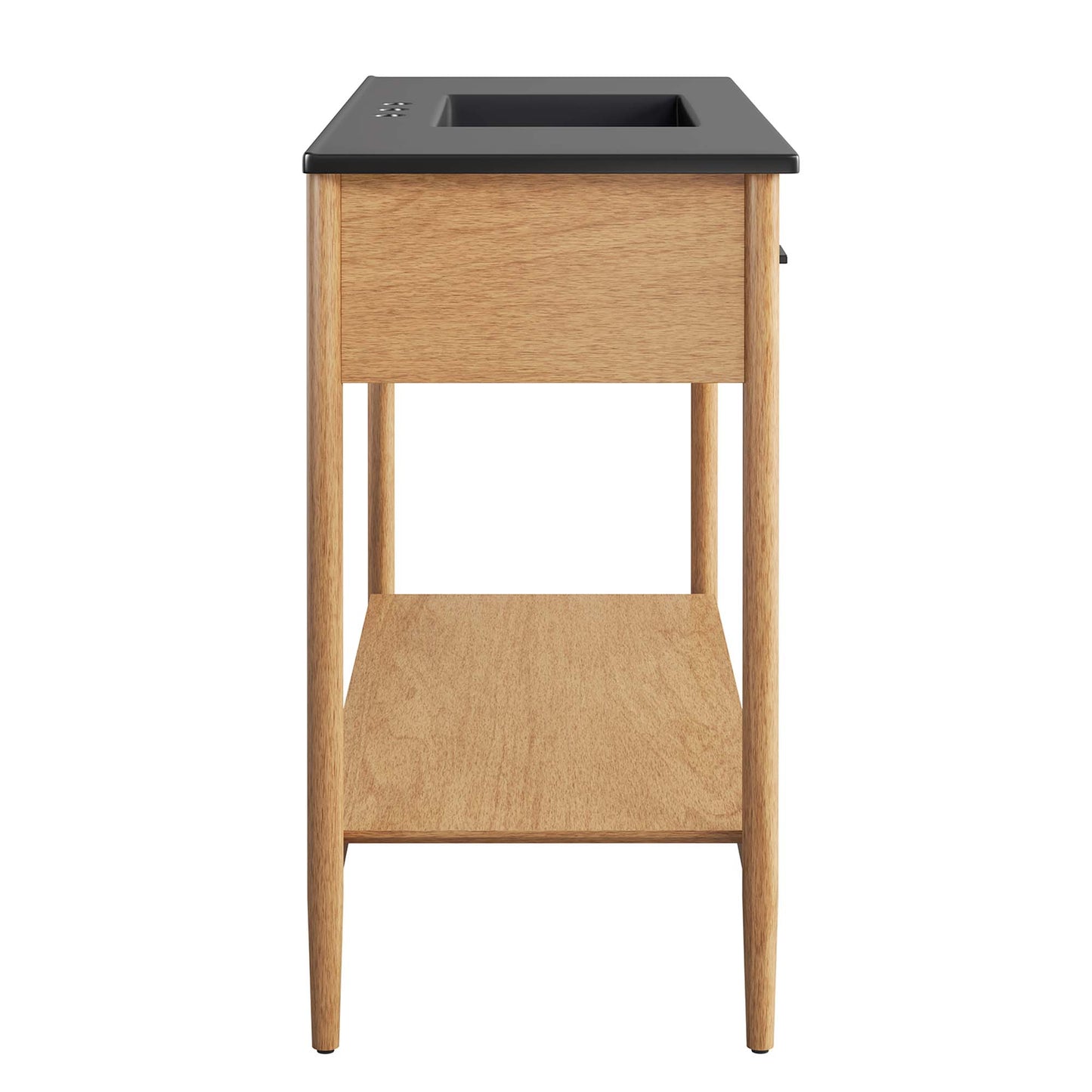 Modway - Zaire 48" Single Sink Bathroom Vanity by Modway  Bathroom Vanities Black - EEI-6825-NAT-BLK