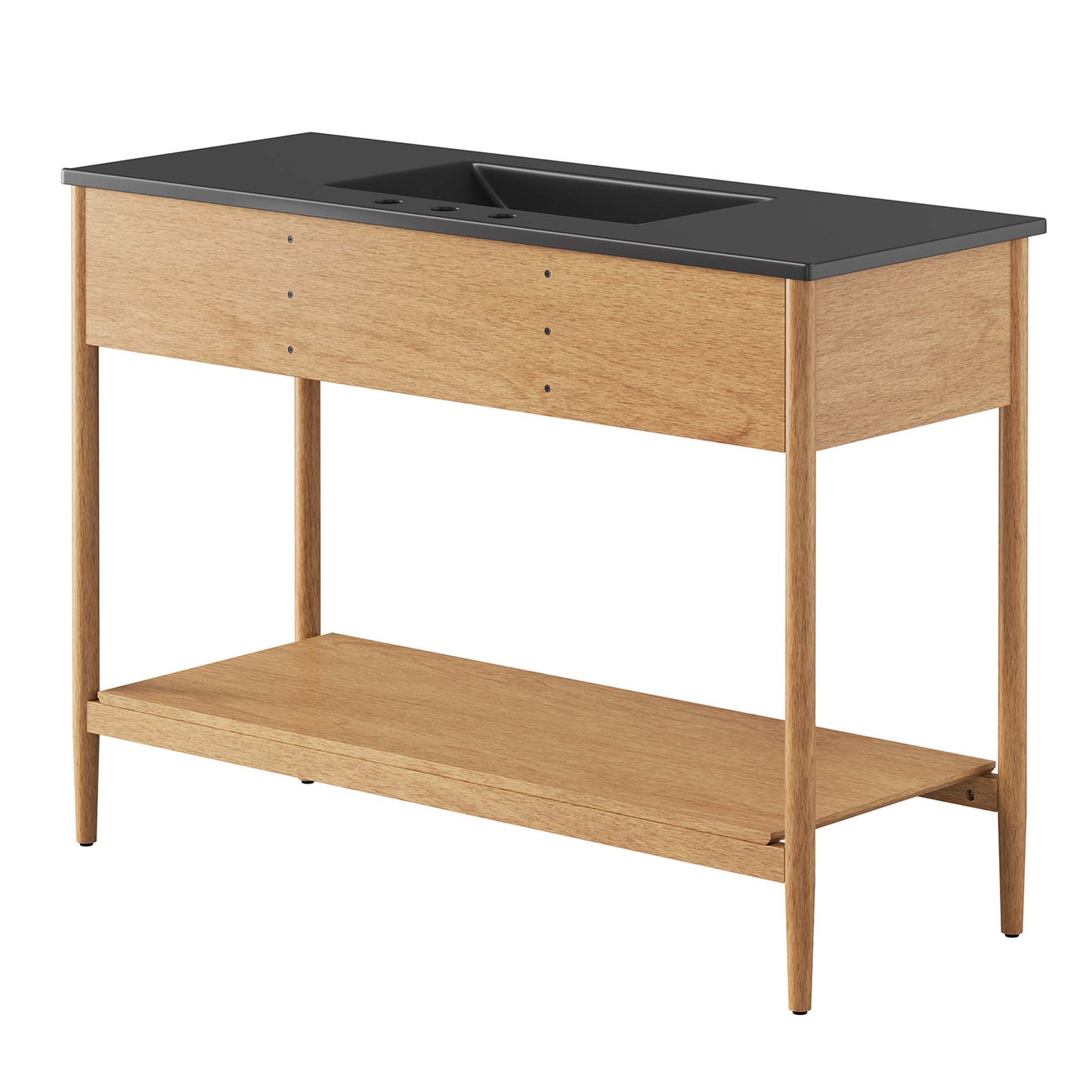 Modway - Zaire 48" Single Sink Bathroom Vanity by Modway  Bathroom Vanities Black - EEI-6825-NAT-BLK