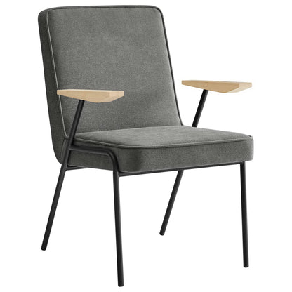 Modway - Vista Dining Armchair by Modway  Bar and Dining Dining Chairs Gray - EEI-6835-SLA