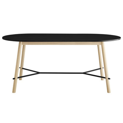Modway - Infuse 71" Wood Grain Dining Table by Modway  Bar and Dining Bar and Dining Tables Brown - EEI-6836-BLK-OAK