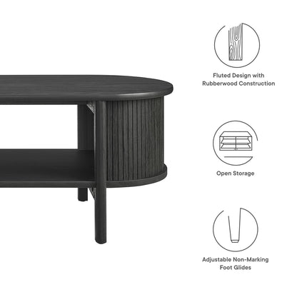 Modway - Cadence Coffee Table by Modway  Living Room Tables Black - EEI-6837-BLK
