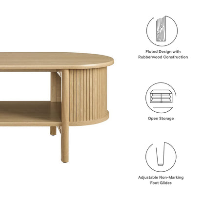 Modway - Cadence Coffee Table by Modway  Living Room Tables Brown - EEI-6837-OAK