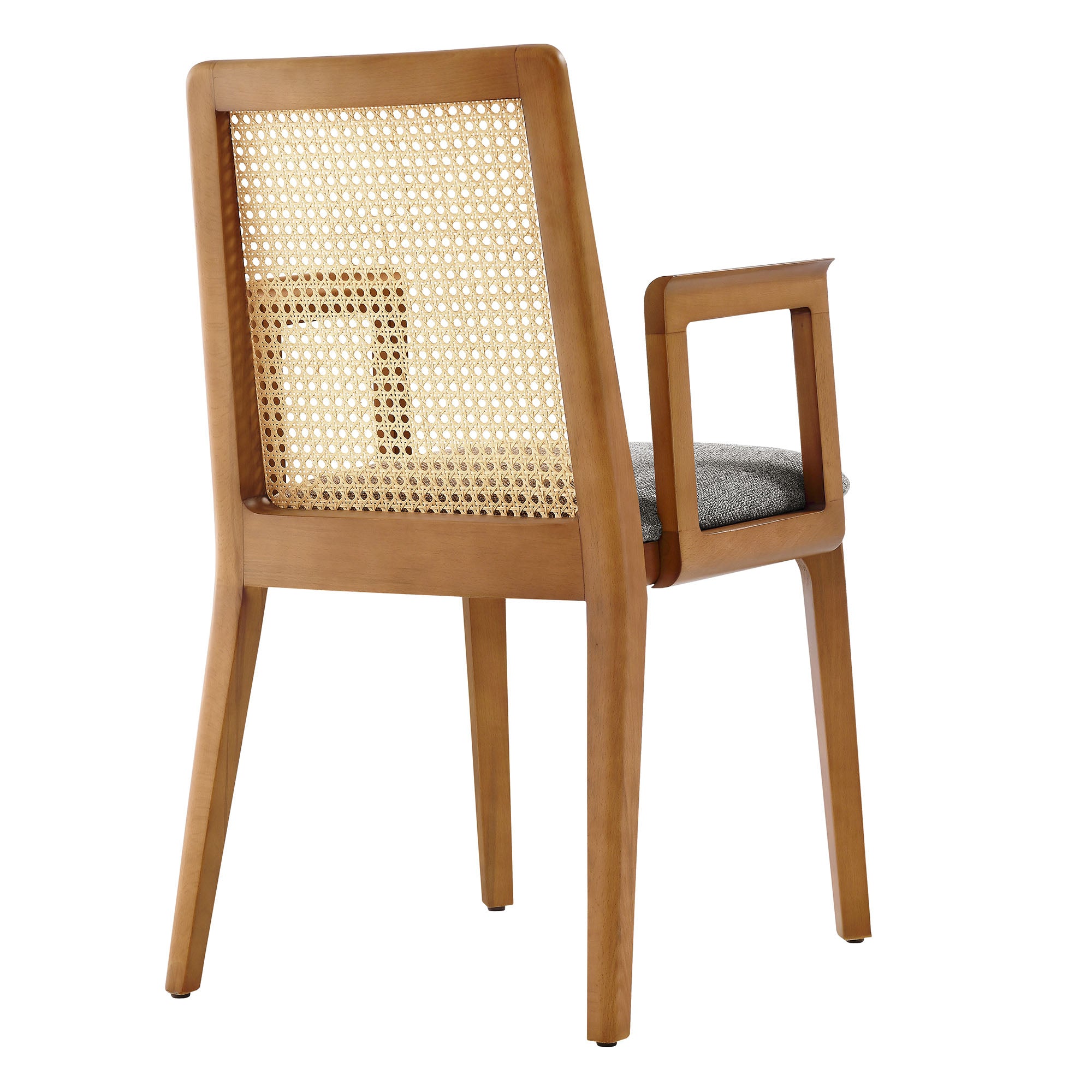 Monarch Wood and Rattan Dining Armchair - Thumbnail 3