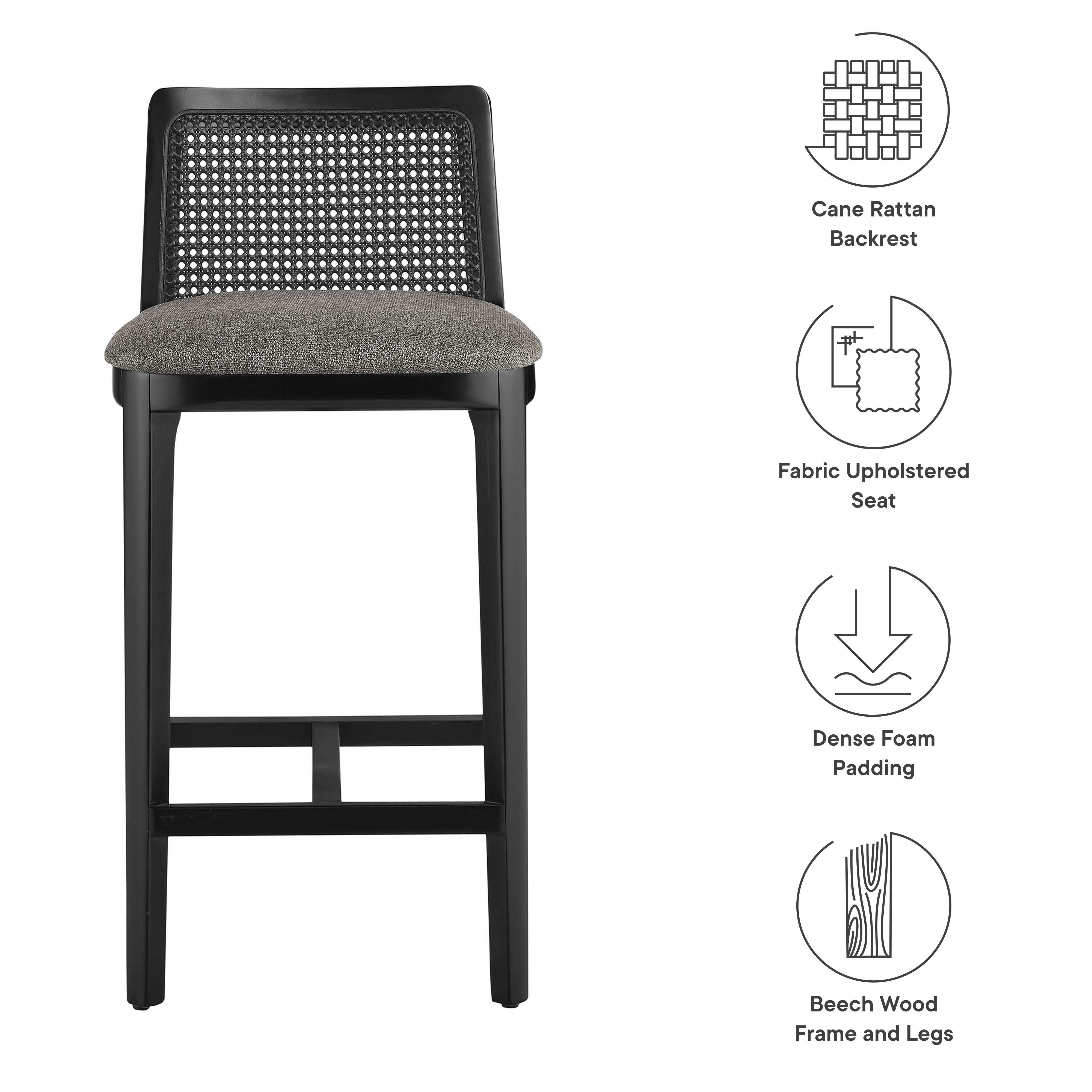 Modway Monarch Counter Stool - Thumbnail 3