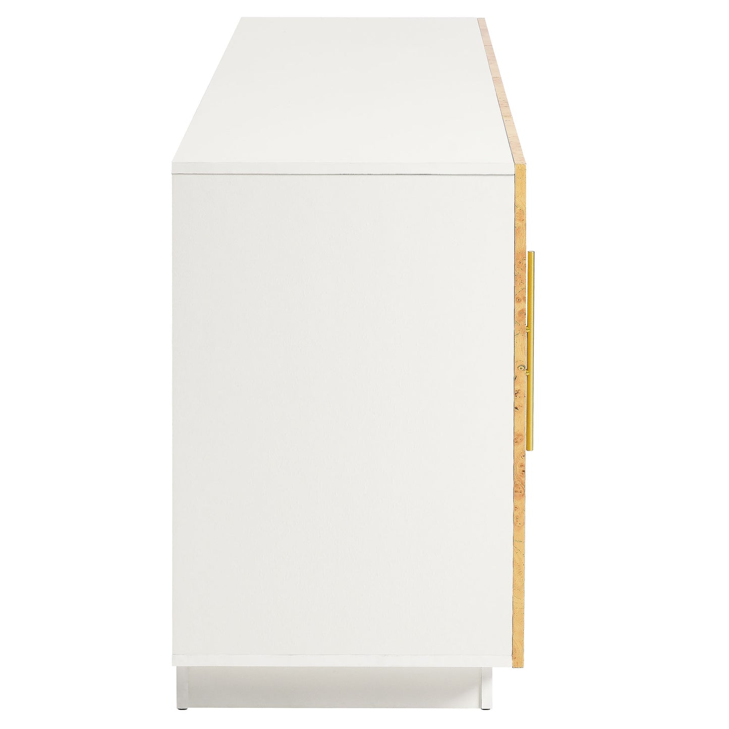 Modway - Abel 69 Inch Burl Wood Sideboard Buffet TV Stand by Modway  Living Room Decor Brown - EEI-6847-WHI-BUR