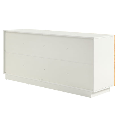 Modway - Abel 69 Inch Burl Wood Sideboard Buffet TV Stand by Modway  Living Room Decor Brown - EEI-6847-WHI-BUR