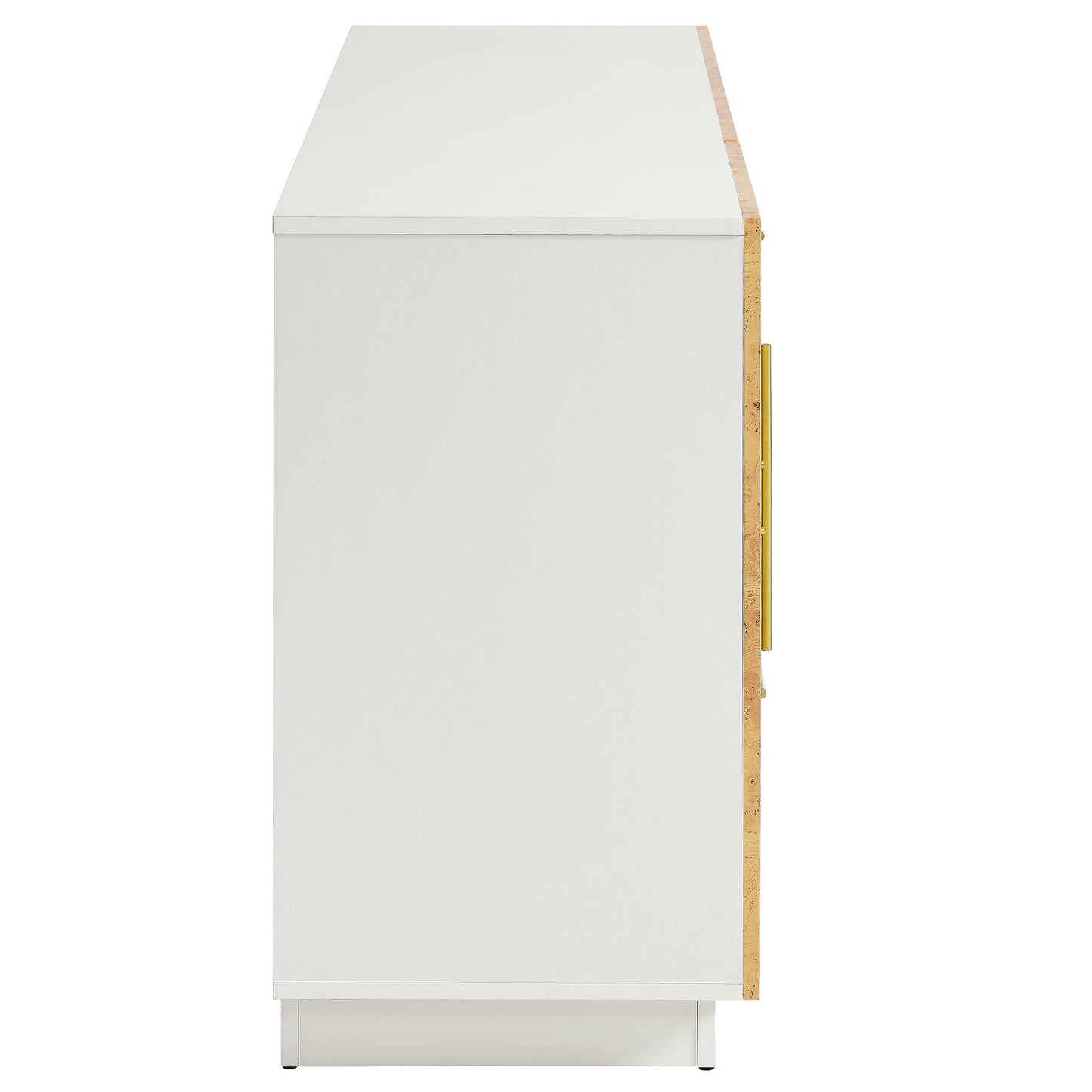 Modway - Abel 59 Inch Burl Wood Sideboard Buffet TV Stand by Modway  Living Room Decor Brown - EEI-6848-WHI-BUR