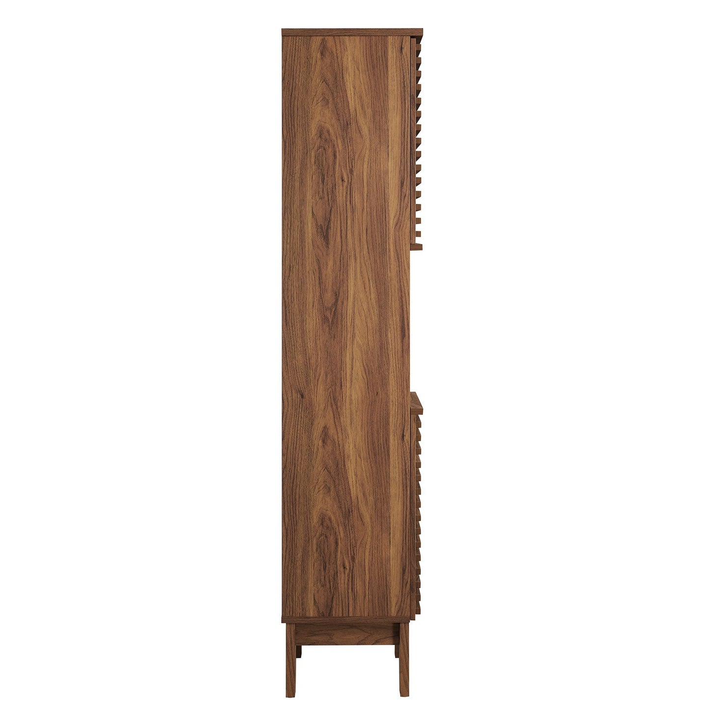Modway - Render Tall Narrow Bathroom Storage Cabinet by Modway  Bathroom Vanities Brown - EEI-6851-WAL