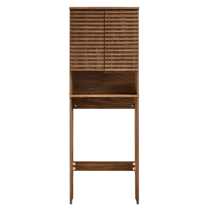 Modway - Render Over the Toilet Bathroom Storage Cabinet by Modway  Bathroom Vanities Brown - EEI-6853-WAL