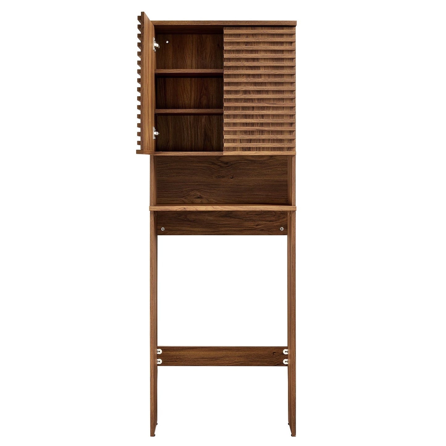 Modway - Render Over the Toilet Bathroom Storage Cabinet by Modway  Bathroom Vanities Brown - EEI-6853-WAL